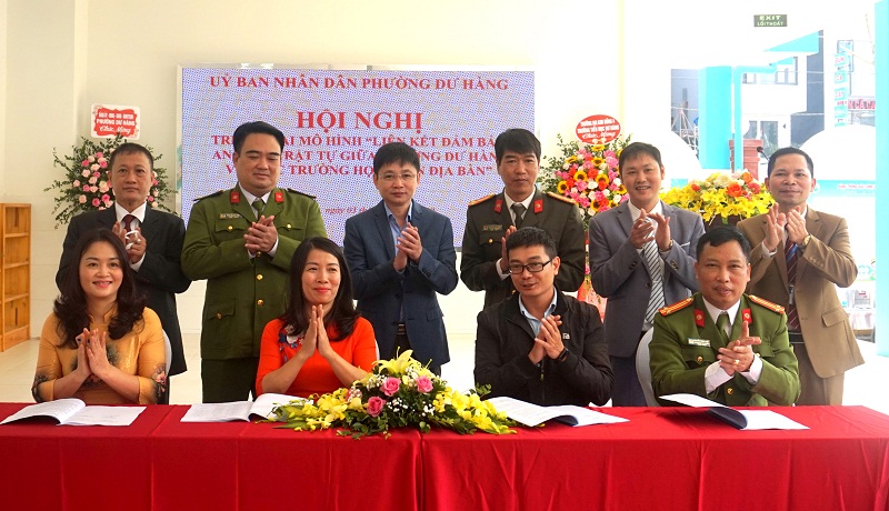 Phường Dư Hàng (Lê Chân): Triển khai mô hình “Liên kết bảo đảm ANTT giữa phường Dư Hàng với các trường trên địa bàn”